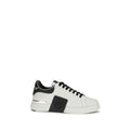Philipp Plein White Calf Leather Bos Taurus Low Top Sneakers - Luxury Boutique Co