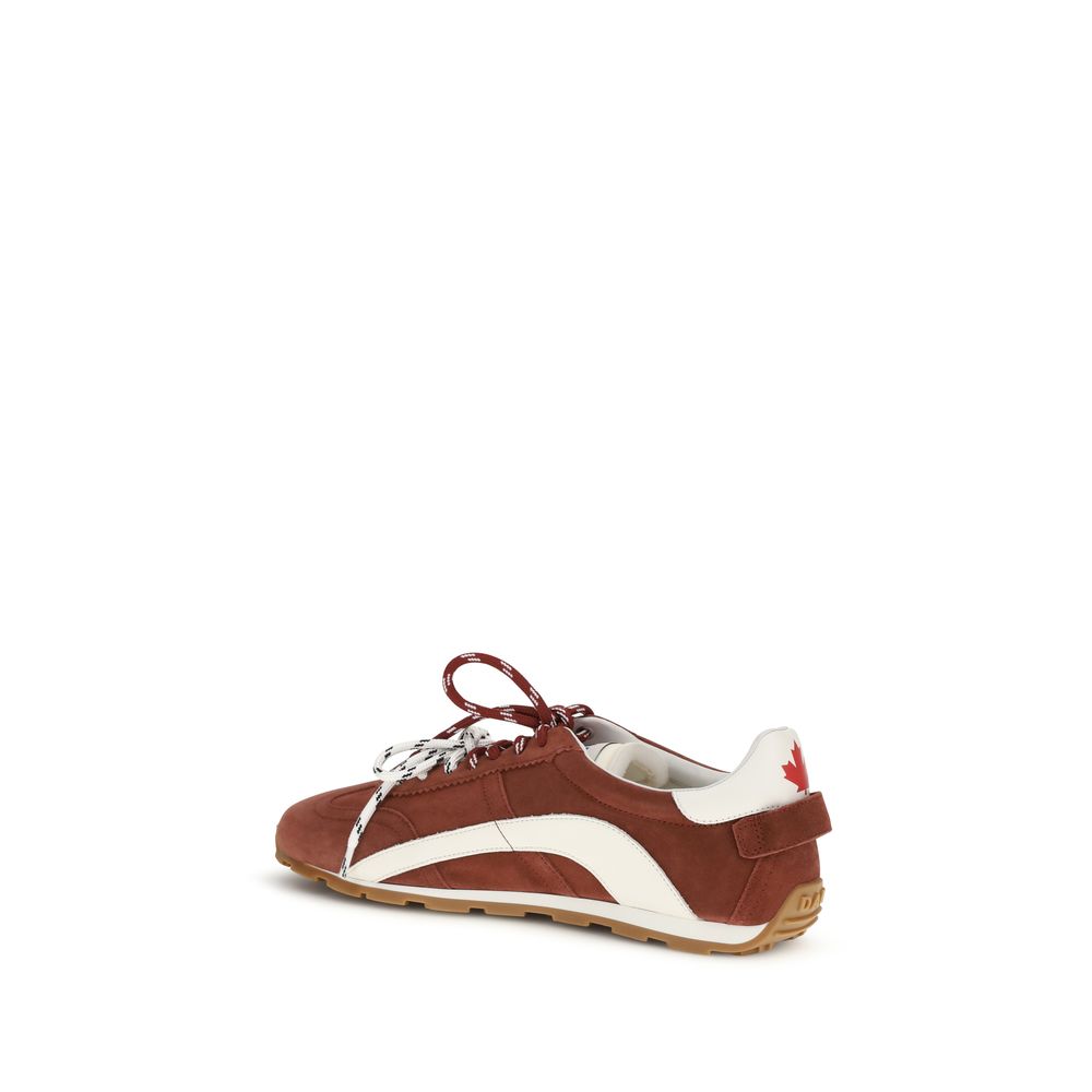 Dsquared² Multicolor Calf Leather Bos Taurus Low Top Sneakers - Luxury Boutique Co
