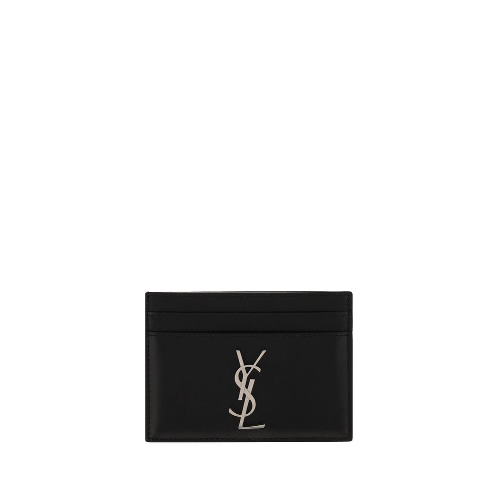 Saint Laurent Black Calf Leather Bos Taurus Wallet - Luxury Boutique Co
