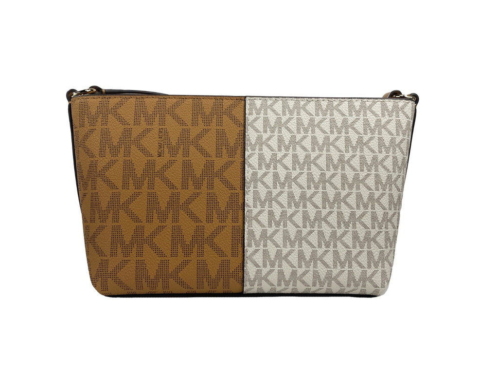 Michael Kors Jet Set - Small Two-Tone Logo Crossbody Bag - Luxury Boutique Co