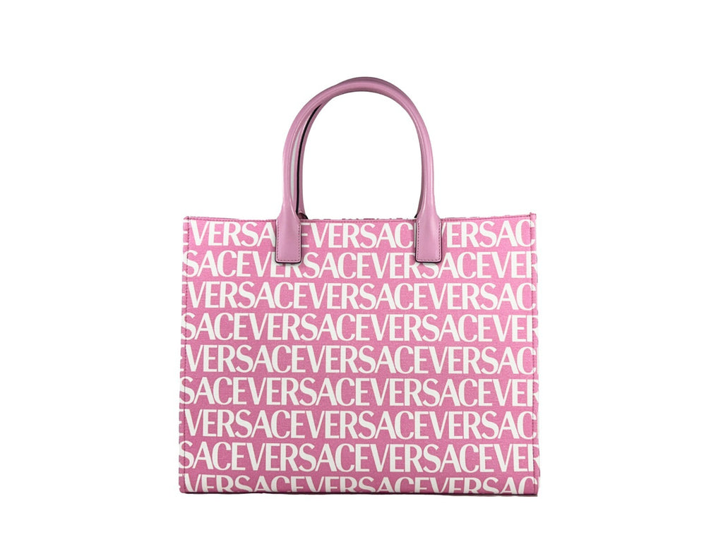 Versace Medusa Large Canvas Large Tote Bag Baby Pink - Luxury Boutique Co