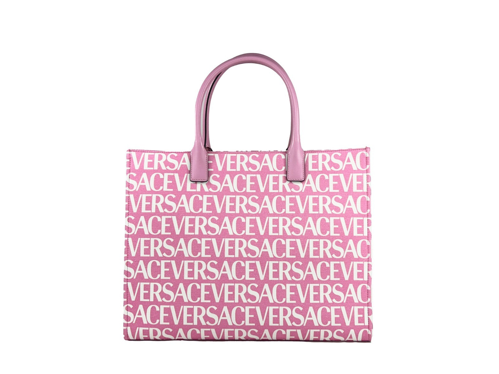 Versace Medusa Large Canvas Large Tote Bag Baby Pink - Luxury Boutique Co
