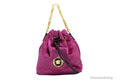 Versace Small Dahlia Nylon Medusa Pendant Bucket Chain Crossbody Bag Purse - Luxury Boutique Co