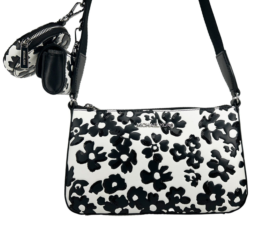 Michael Kors Floral Crossbody Tech Attachment Bag Purse - Luxury Boutique Co