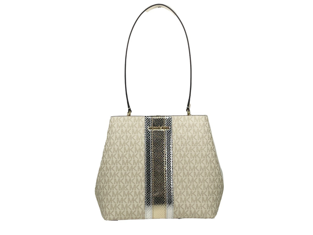 Michael Kors Medium Pratt Bucket Shoulder Bag Purse - Luxury Boutique Co