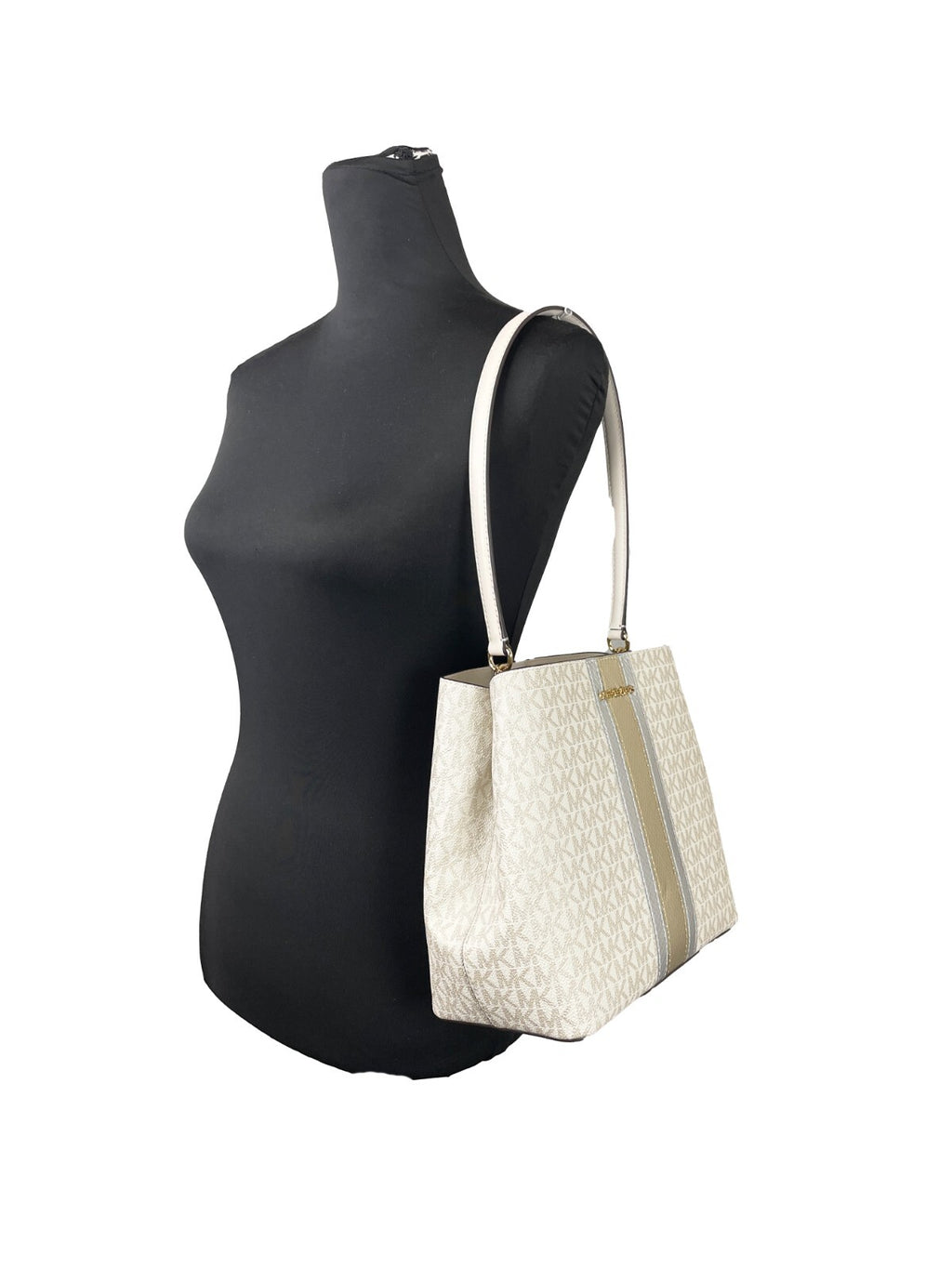 Michael Kors Medium Pratt Bucket Shoulder Bag Purse - Luxury Boutique Co