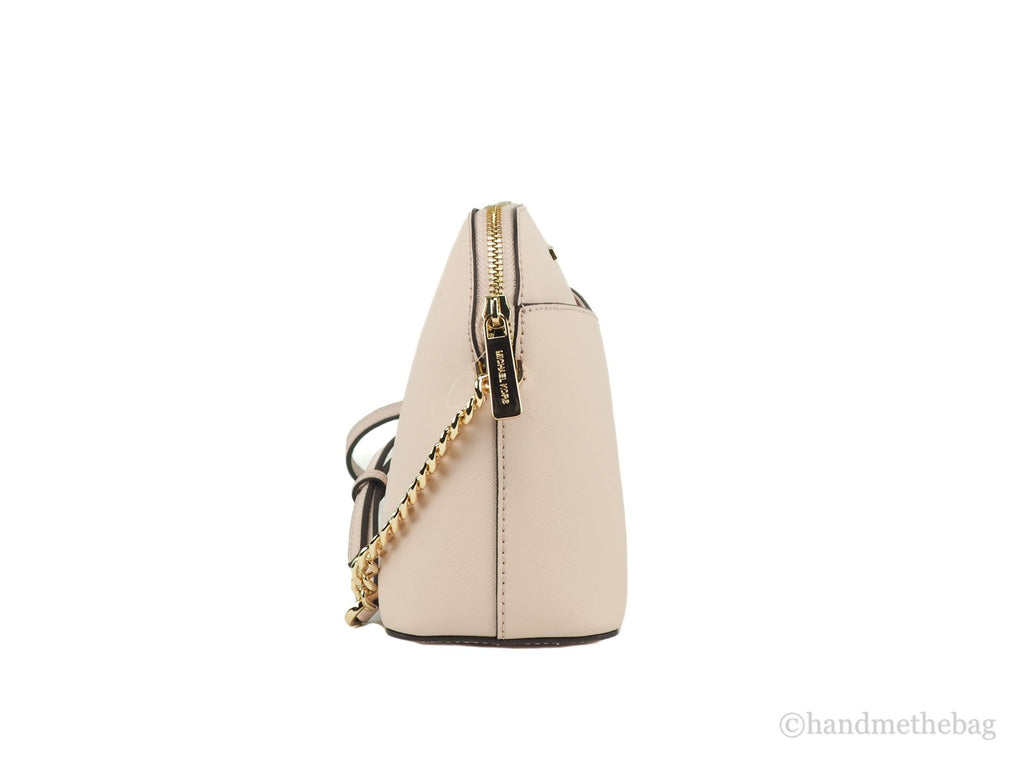 Michael Kors Women'S Jet Set Travel Dome Leather Crossbody Bag - Luxury Boutique Co