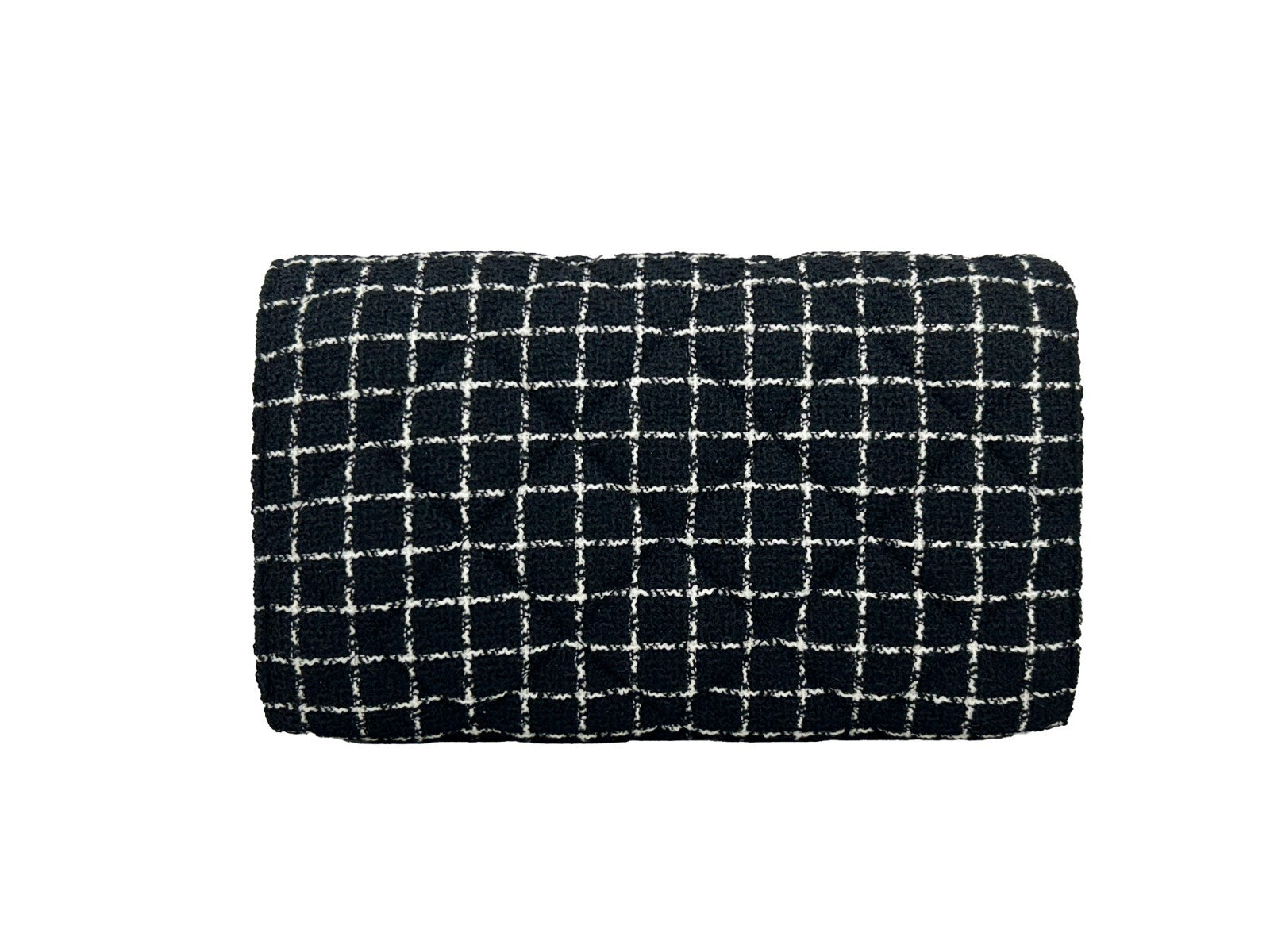 Versace Wallet On A Chain Fabric Black Crossbody Bag - Luxury Boutique Co