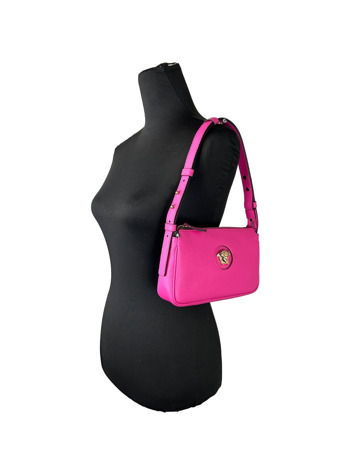 Versace La Medusa Vitello Shoulder Bag Purse - Luxury Boutique Co