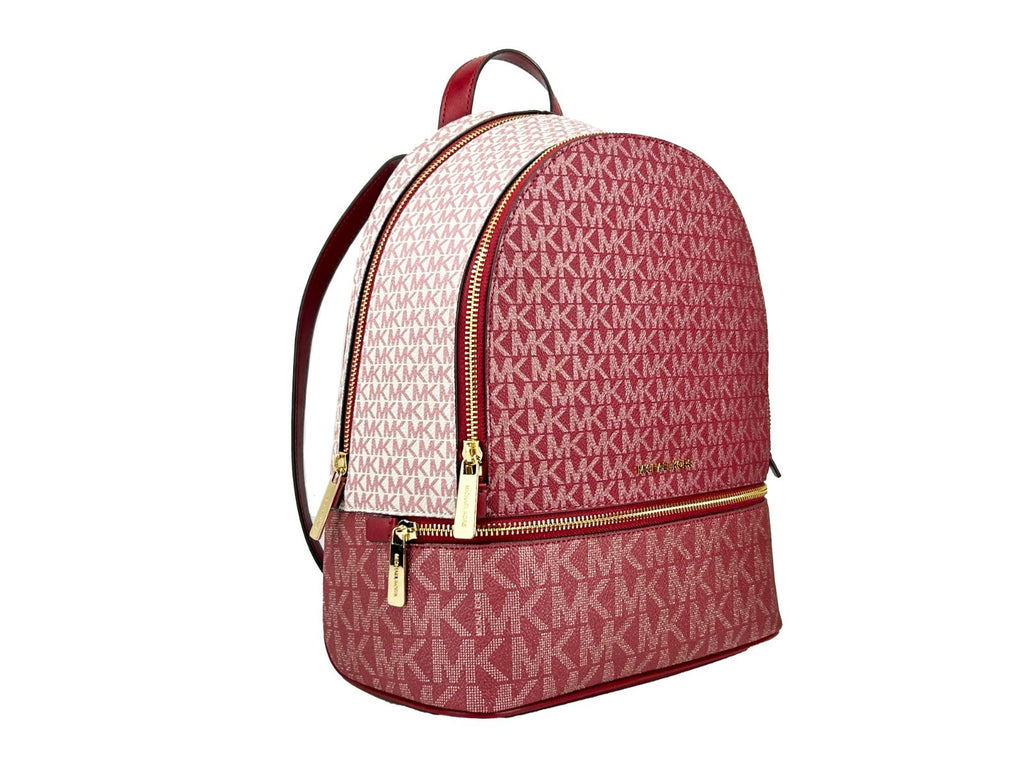 Michael Kors Rhea Medium PVC Backpack Bookbag - Luxury Boutique Co