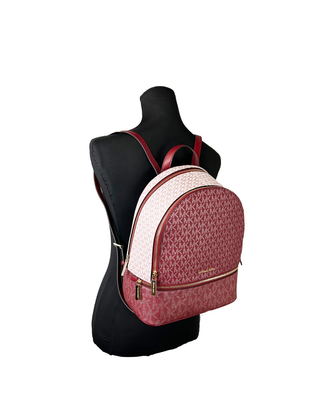 Michael Kors Rhea Medium PVC Backpack Bookbag - Luxury Boutique Co