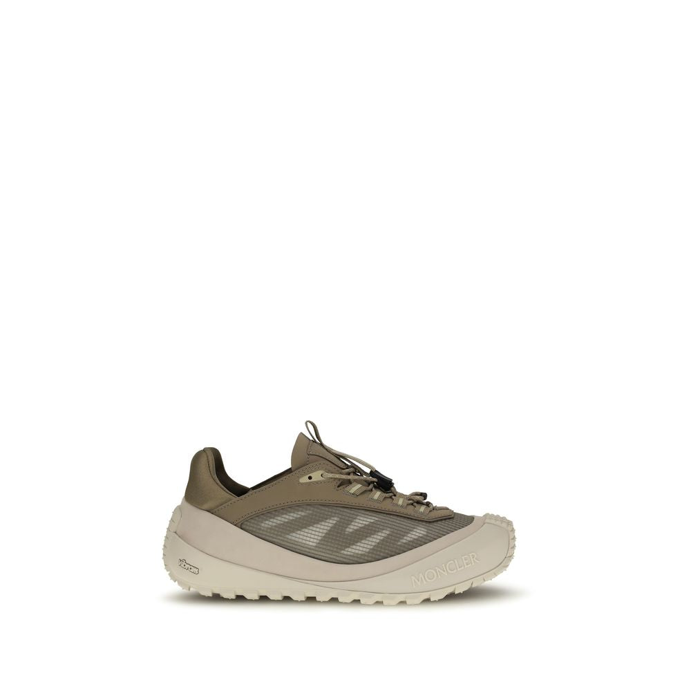 Moncler Gray Polyester Athletic Sneakers - Luxury Boutique Co