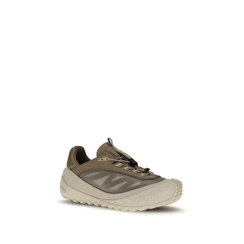 Moncler Gray Polyester Athletic Sneakers - Luxury Boutique Co
