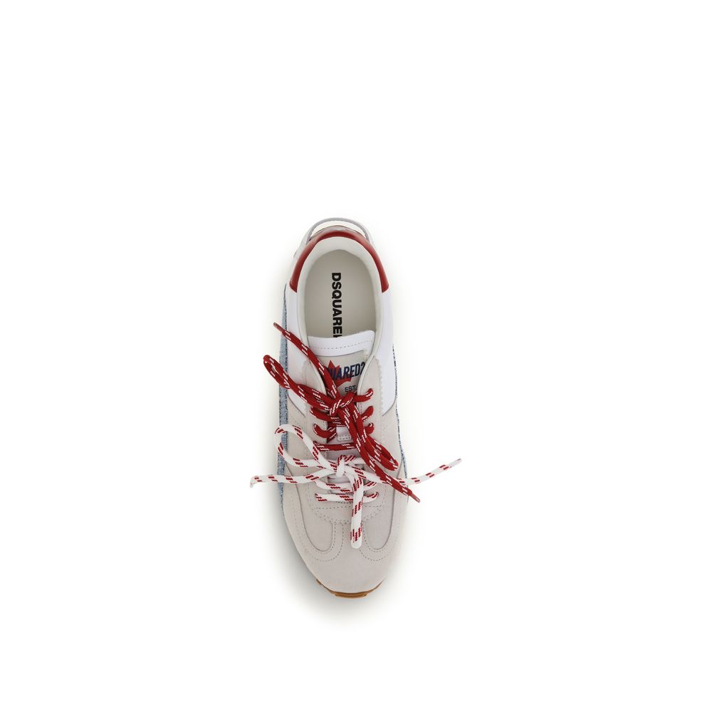 Dsquared² Multicolor Calf Leather Bos Taurus Low Top Sneakers - Luxury Boutique Co