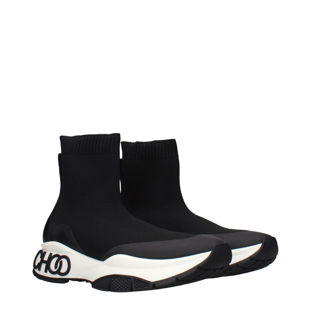 Jimmy Choo Black Fabric Ankle Boots - Luxury Boutique Co