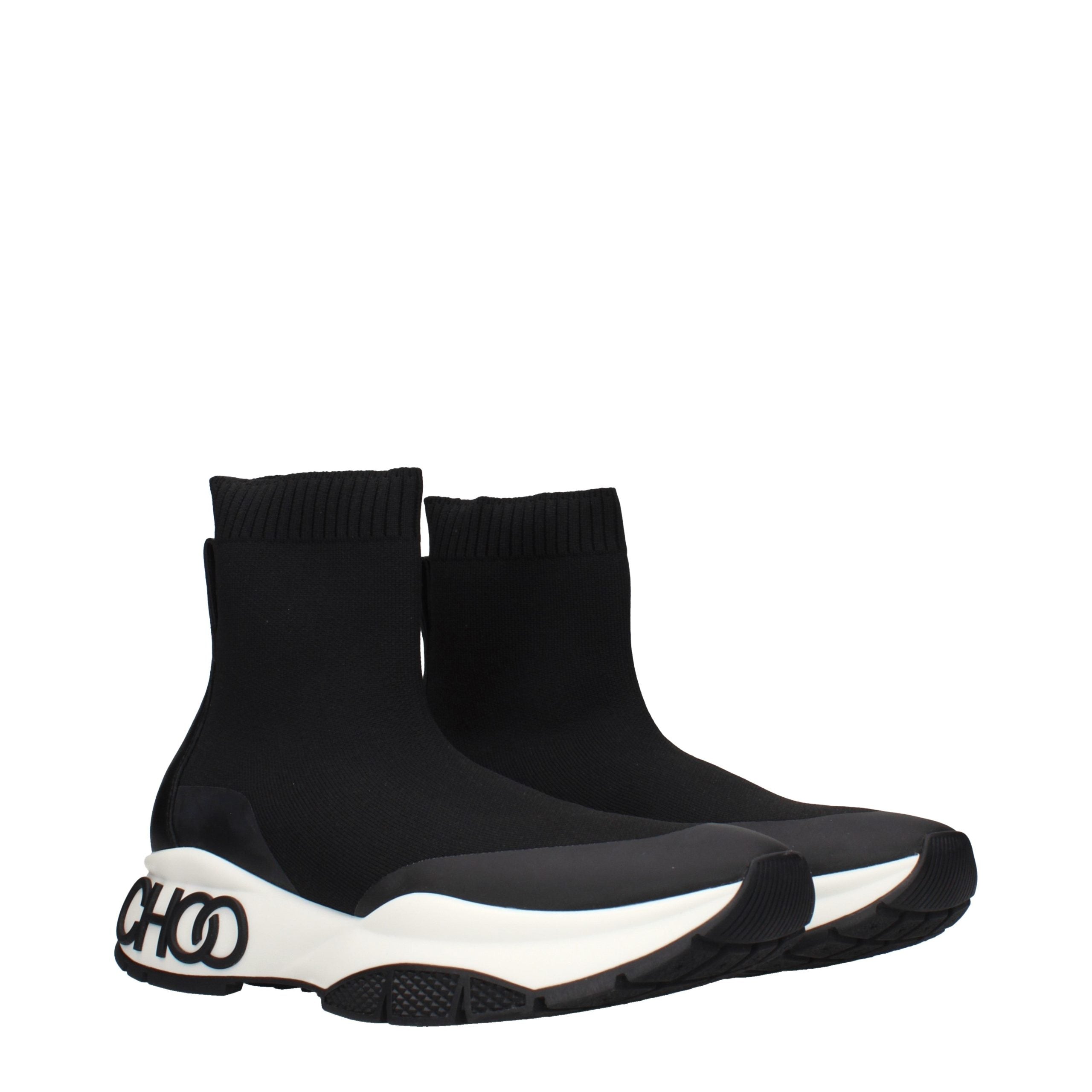 Jimmy Choo Black Fabric Ankle Boots - Luxury Boutique Co