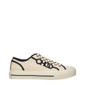 Jimmy Choo Beige Fabric Low Top Sneakers - Luxury Boutique Co