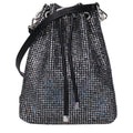 Jimmy Choo Black Satin Crossbody Bag - Luxury Boutique Co