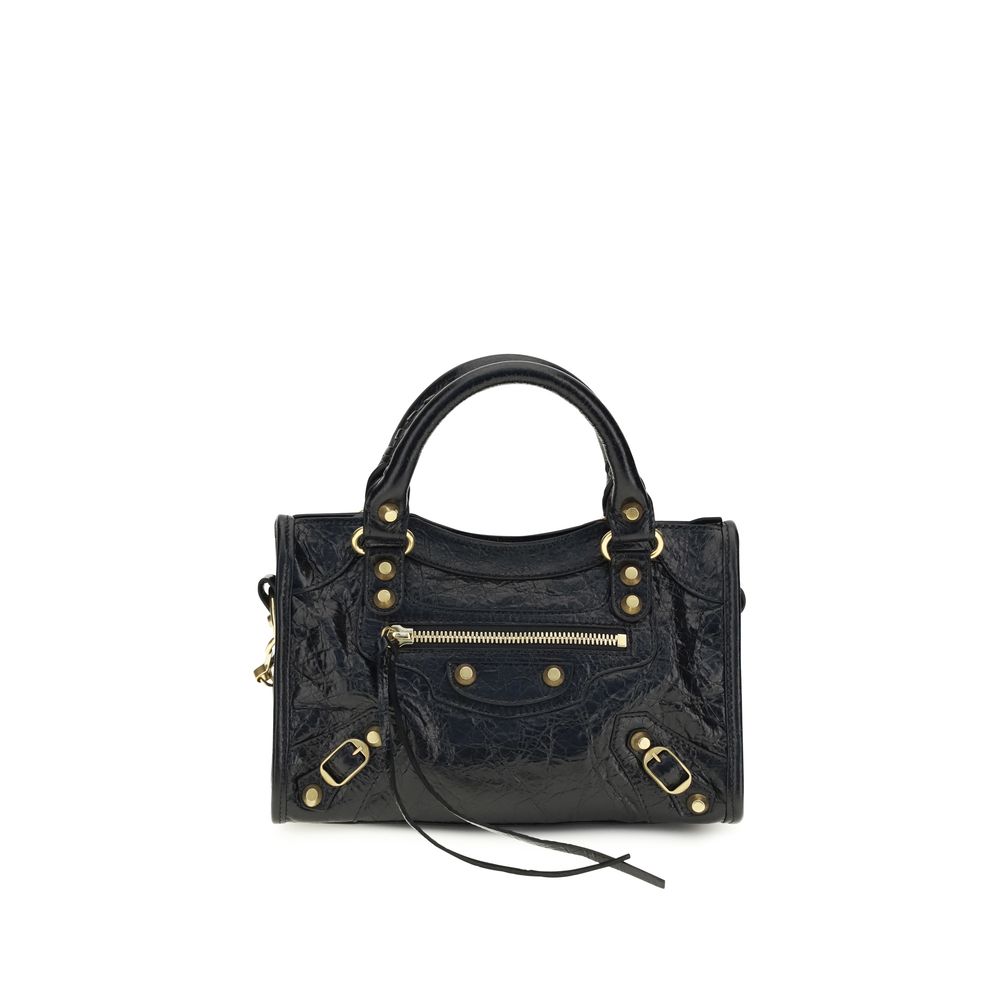 Balenciaga Black Lamb Ovis Aries Aries Handbag - Luxury Boutique Co