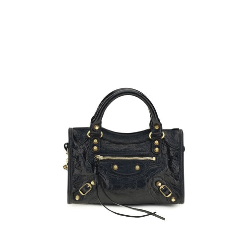 Balenciaga Black Lamb Ovis Aries Aries Handbag - Luxury Boutique Co