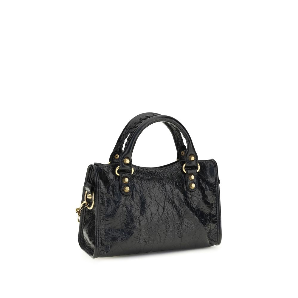 Balenciaga Black Lamb Ovis Aries Aries Handbag - Luxury Boutique Co