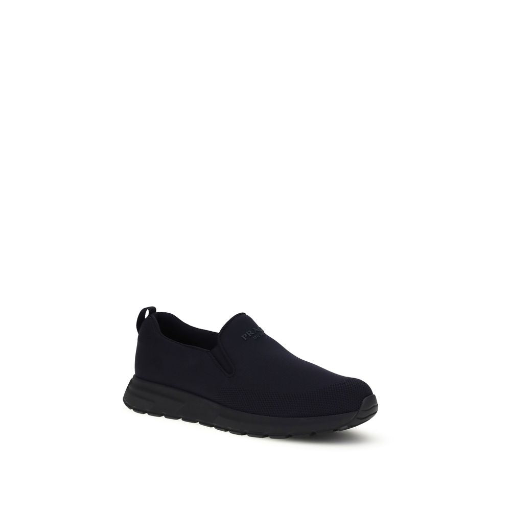 Prada Blue Fabric Sneakers - Luxury Boutique Co