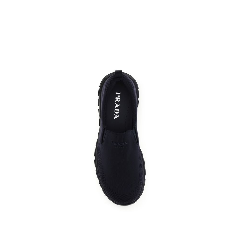 Prada Blue Fabric Sneakers - Luxury Boutique Co