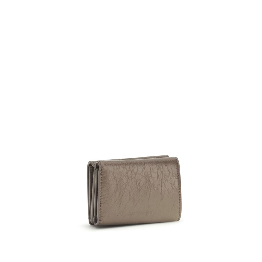 Balenciaga Beige Lamb Ovis Aries Aries Wallet - Luxury Boutique Co