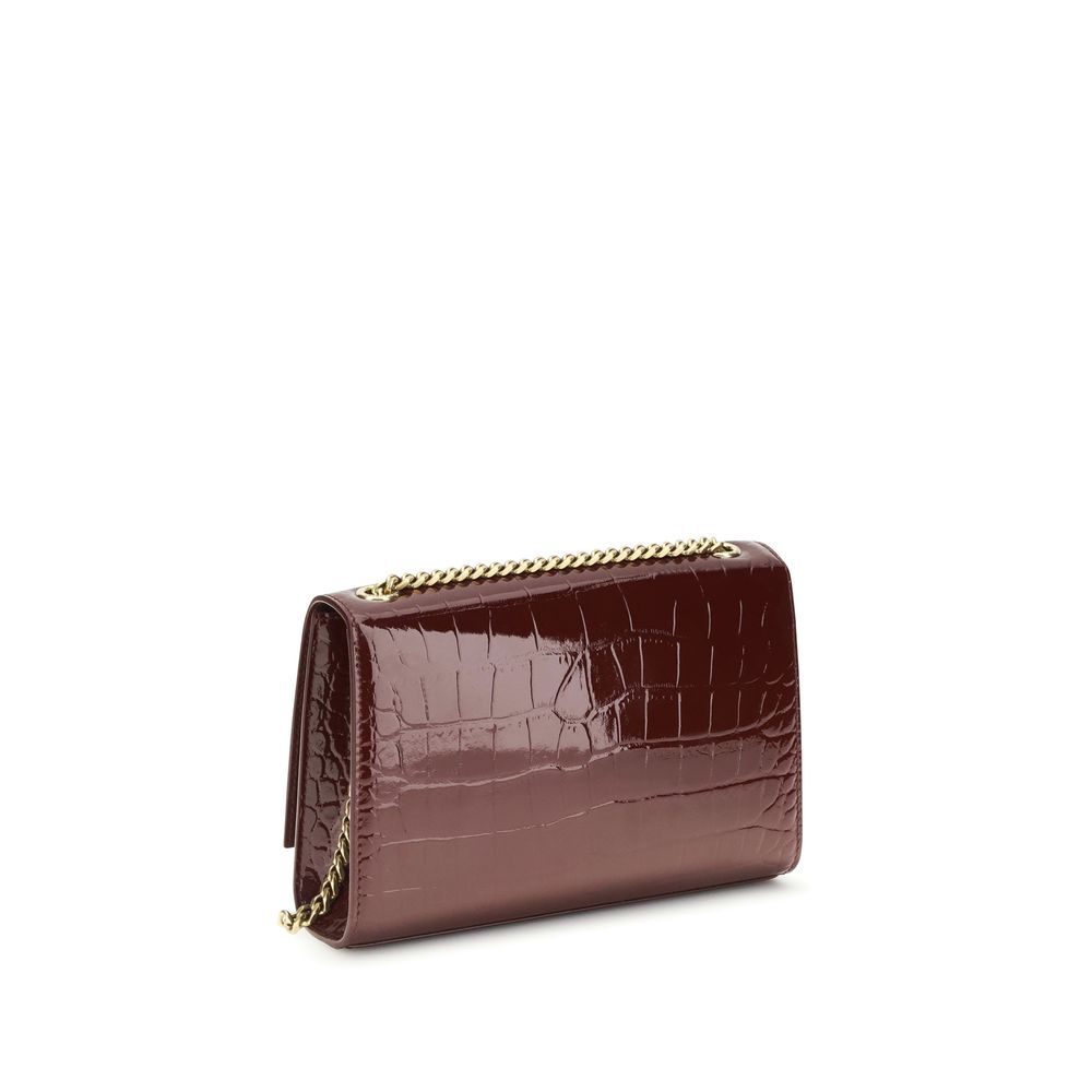 Saint Laurent Bordeaux Calf Leather Bos Taurus Shoulder Bag - Luxury Boutique Co