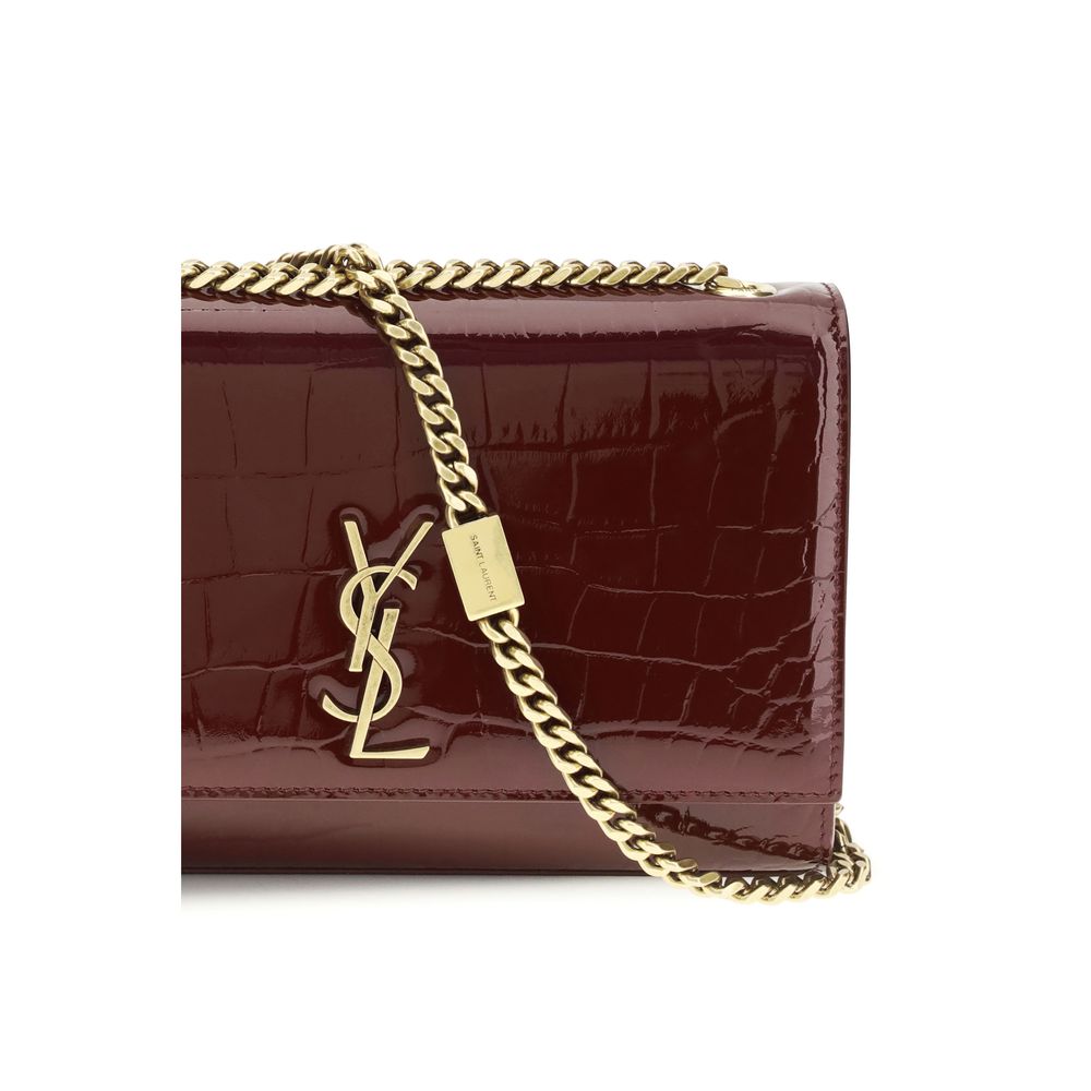 Saint Laurent Bordeaux Calf Leather Bos Taurus Shoulder Bag - Luxury Boutique Co