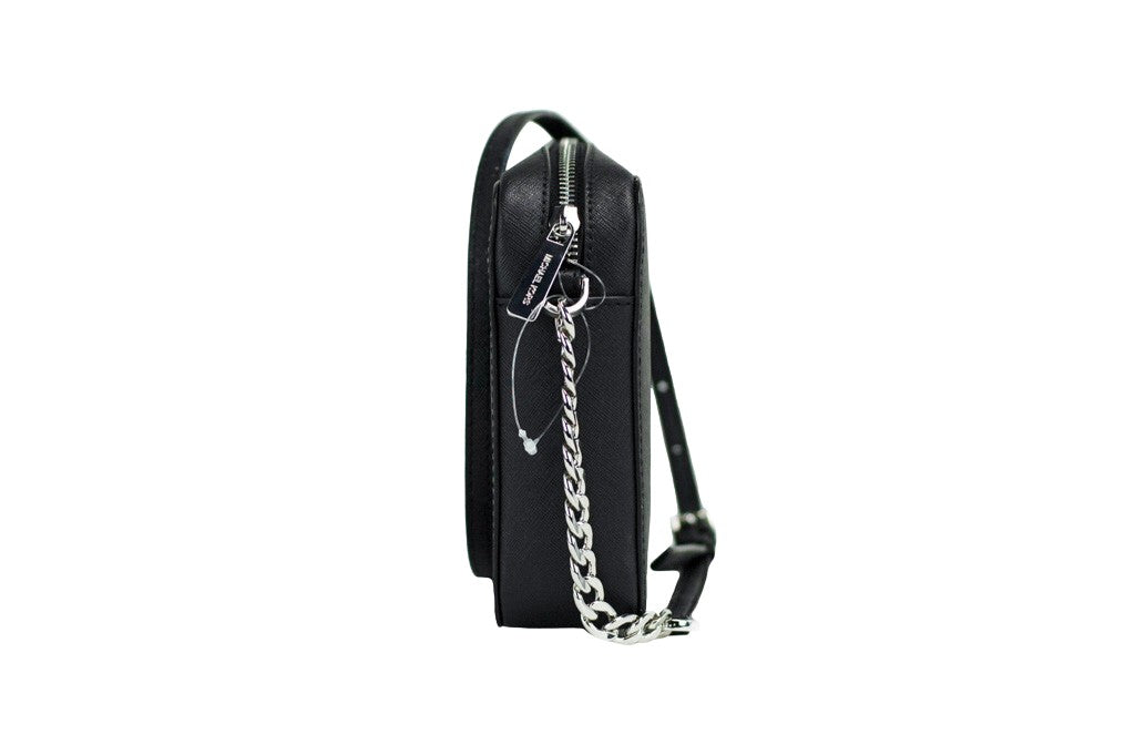 Michael Kors Jet Set Large East West Black Saffiano Leather Crossbody Handbag - Luxury Boutique Co