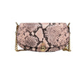 Michael Kors Mila Small Snakeskin Messenger Crossbody Bag - Luxury Boutique Co