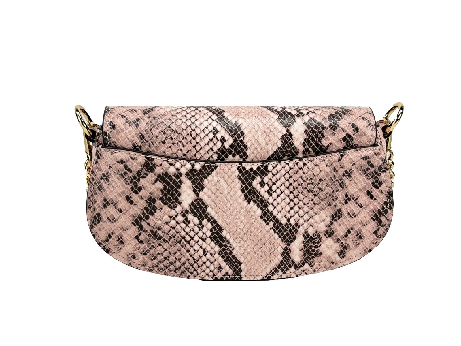 Michael Kors Mila Small Snakeskin Messenger Crossbody Bag - Luxury Boutique Co