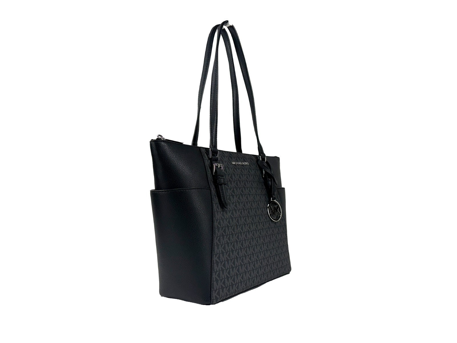 Michael Kors Charlotte Leather Top Zip Tote Bag - Luxury Boutique Co