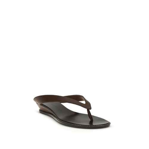 Giuseppe Zanotti Brown Calf Leather Bos Taurus Platform Sandals - Luxury Boutique Co