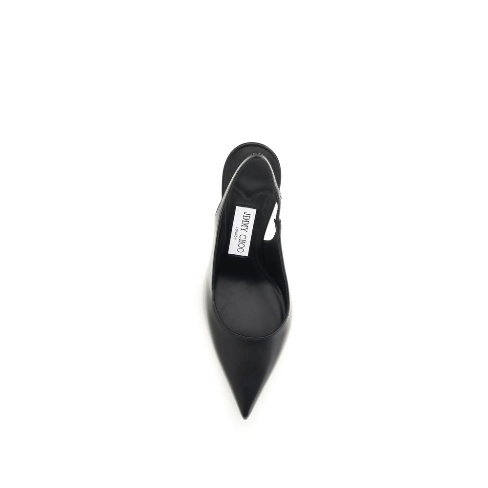 Jimmy Choo Black Calf Leather Bos Taurus Platform Pumps - Luxury Boutique Co