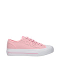 Jimmy Choo Pink Fabric Low Top Sneakers - Luxury Boutique Co