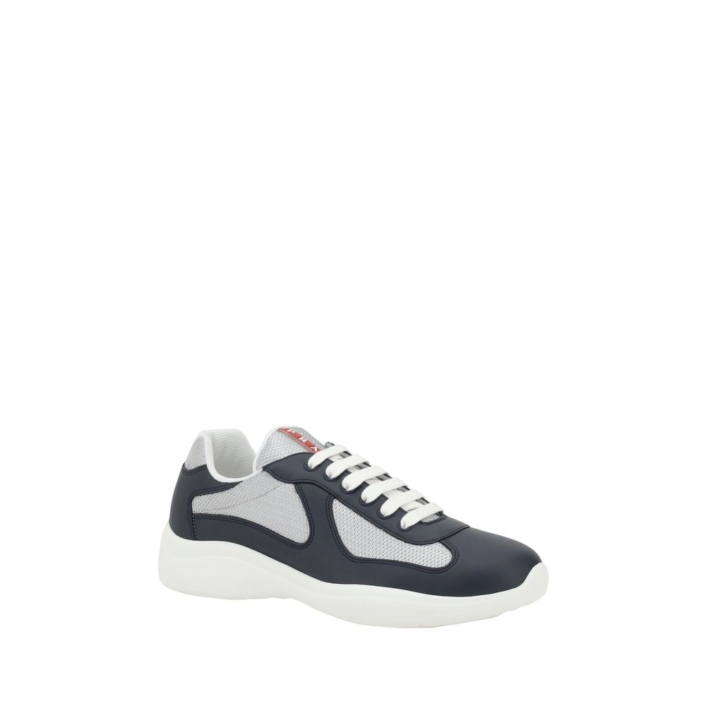 Prada Blue Polyamide Athletic Sneakers - Luxury Boutique Co