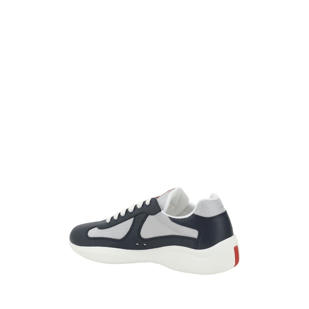 Prada Blue Polyamide Athletic Sneakers - Luxury Boutique Co