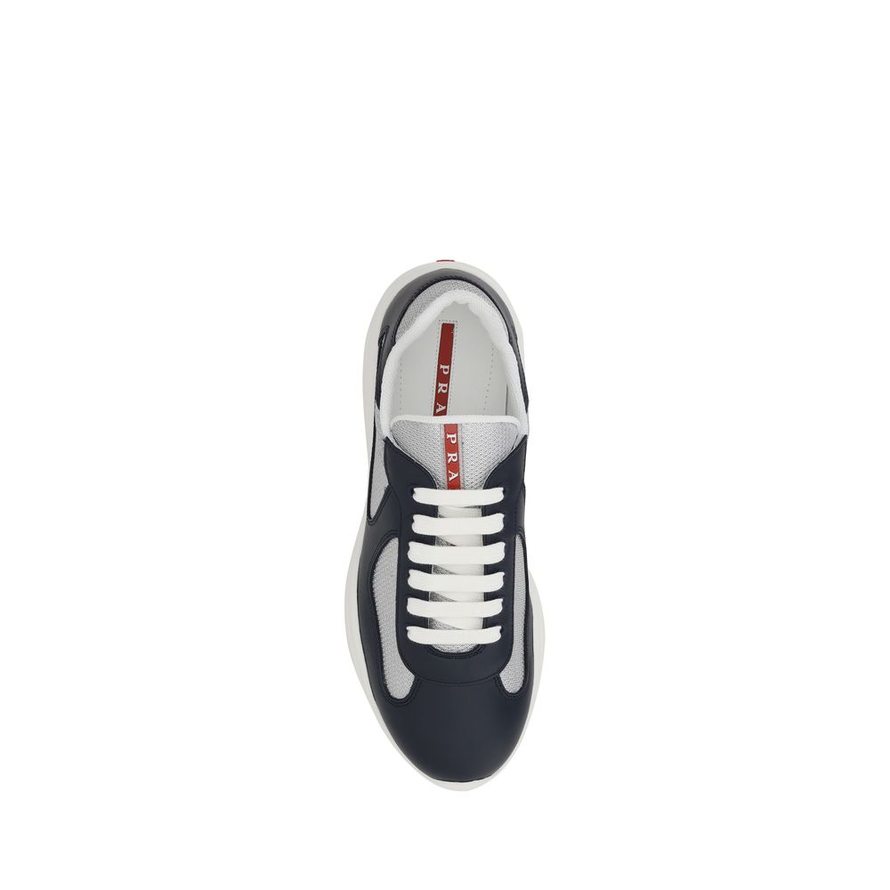 Prada Blue Polyamide Athletic Sneakers - Luxury Boutique Co