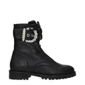 Jimmy Choo Black Leather Ankle Boots - Luxury Boutique Co