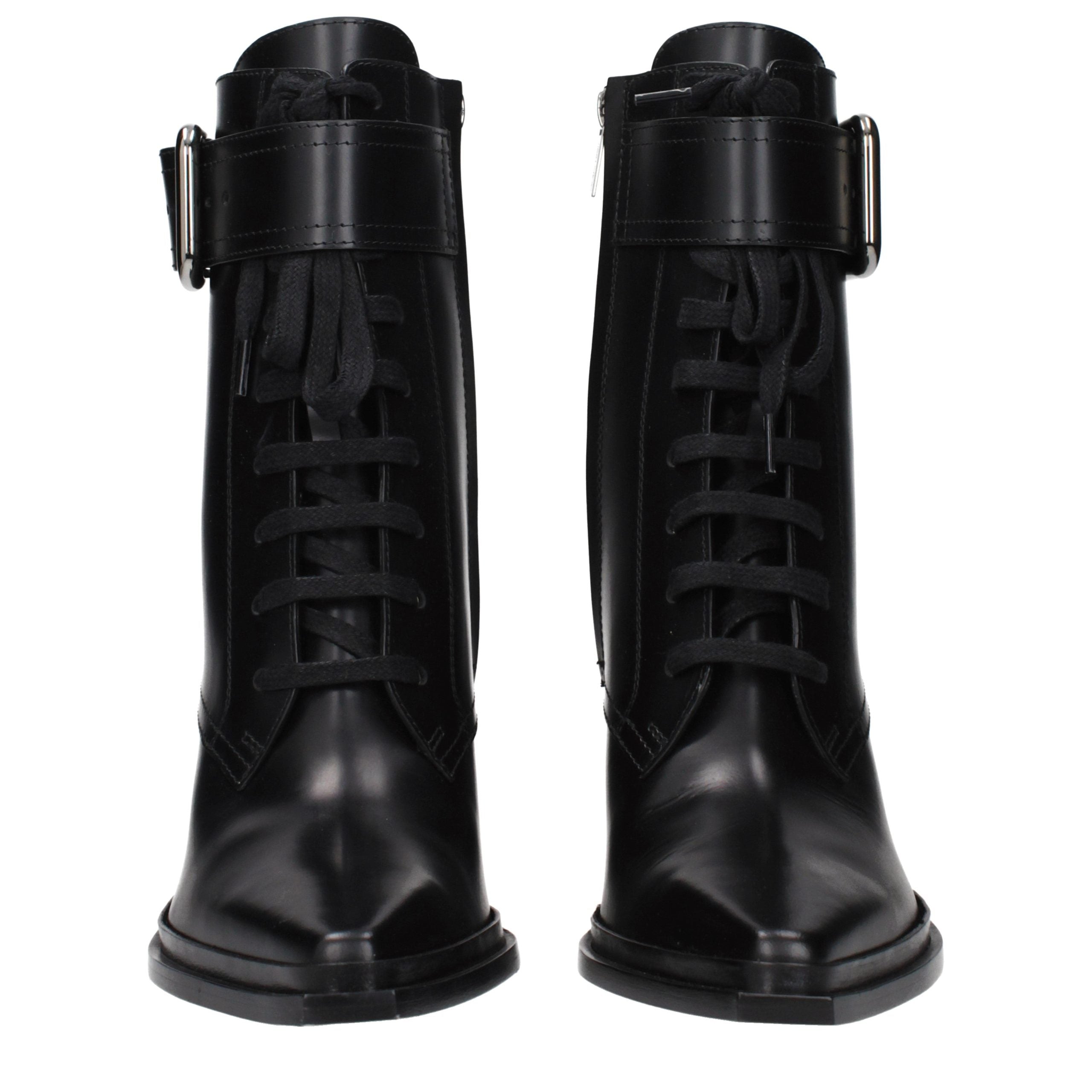 Jimmy Choo Black Leather Ankle Boots - Luxury Boutique Co