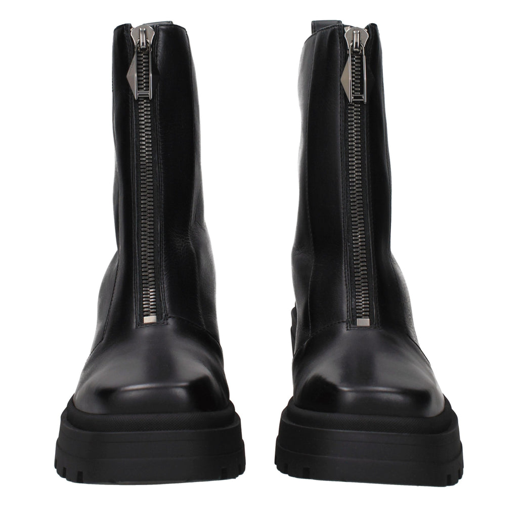 Jimmy Choo Black Leather Ankle Boots - Luxury Boutique Co