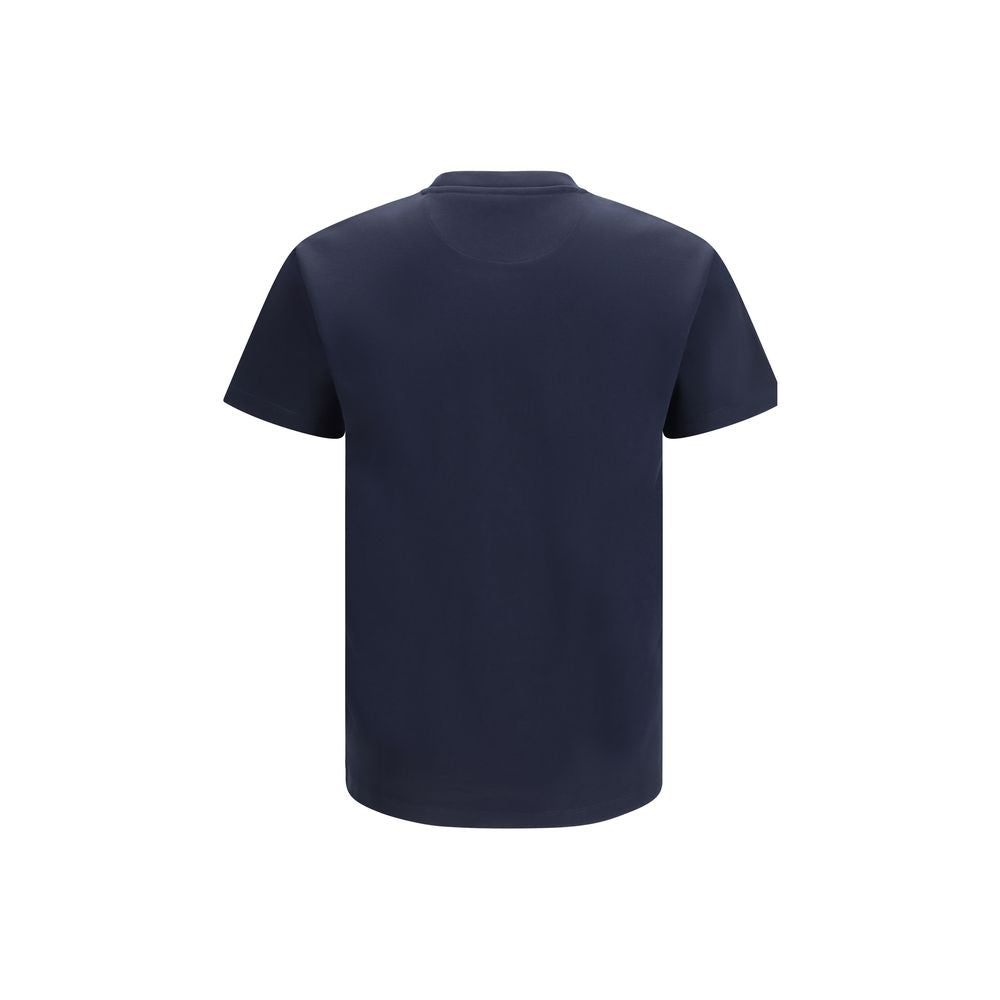 Fendi Blue Cotton T-Shirt - Luxury Boutique Co