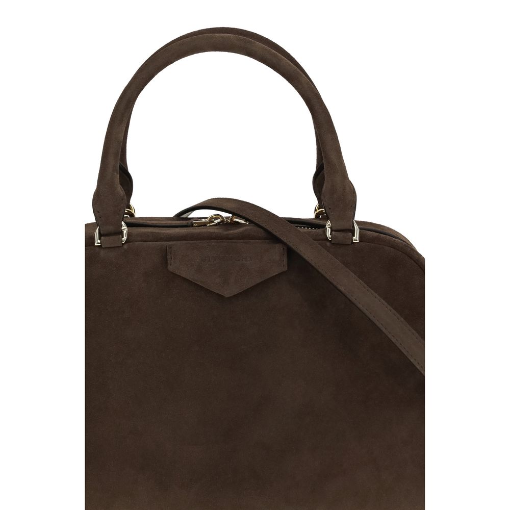 Givenchy Brown Calf Leather Bos Taurus Handbag - Luxury Boutique Co