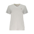 Camiseta blanca de algodón Guess para mujer