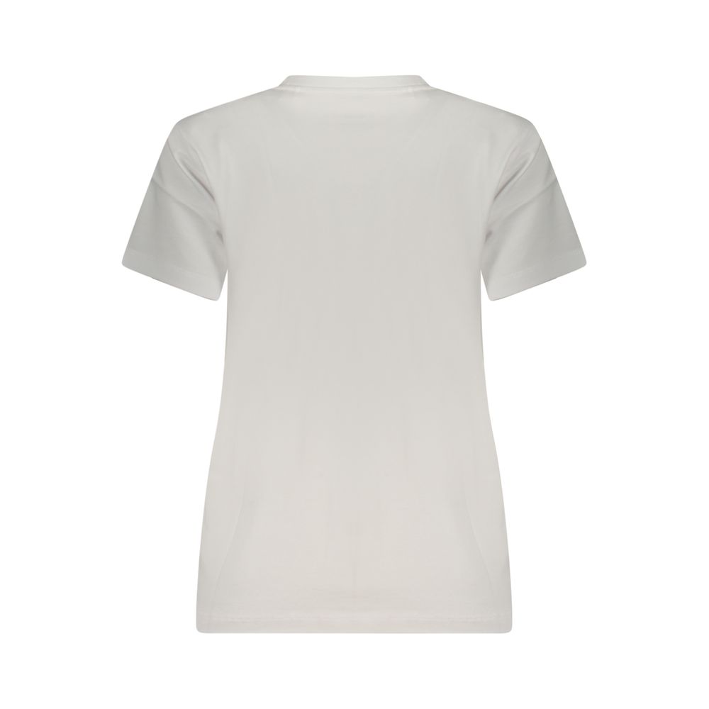 Camiseta blanca de algodón Guess para mujer