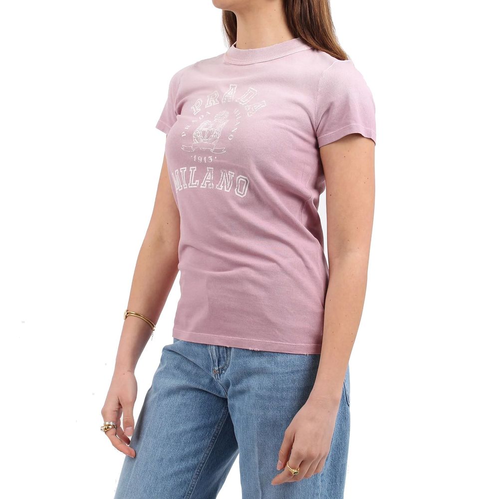 Prada Multicolor Cotton T-Shirt - Luxury Boutique Co