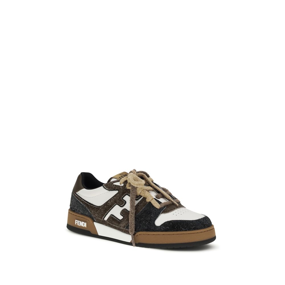 Fendi Multicolor Calf Leather Bos Taurus Low Top Sneakers - Luxury Boutique Co
