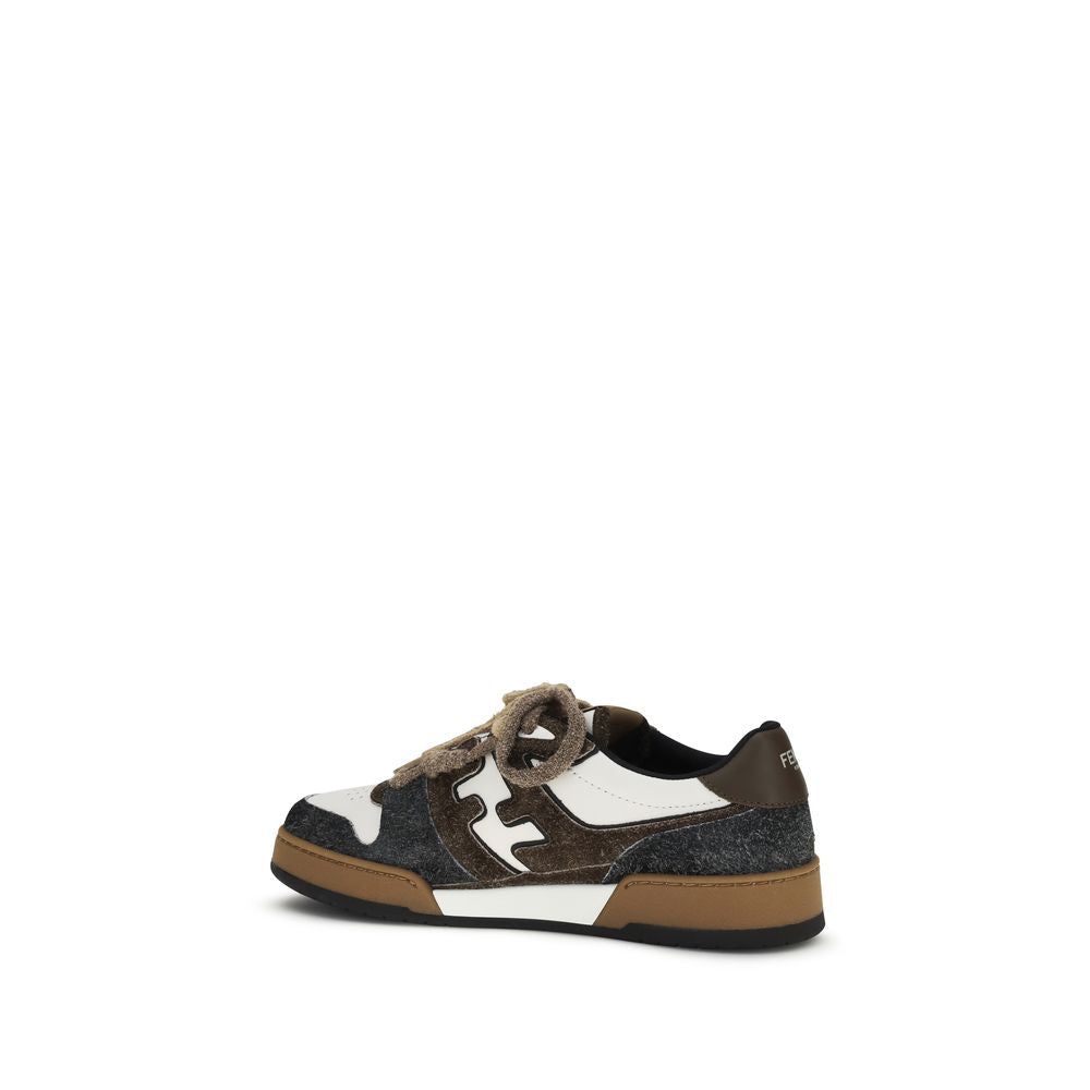 Fendi Multicolor Calf Leather Bos Taurus Low Top Sneakers - Luxury Boutique Co